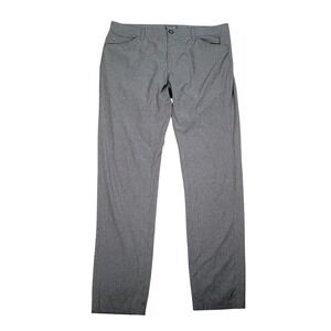Linksoul Boardwalker Golf Pants 35R Grey Tech Stretch Chino Gorpcore Performance